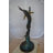 Bobb Sailfish-large jumping, with small fish Bronze Statue