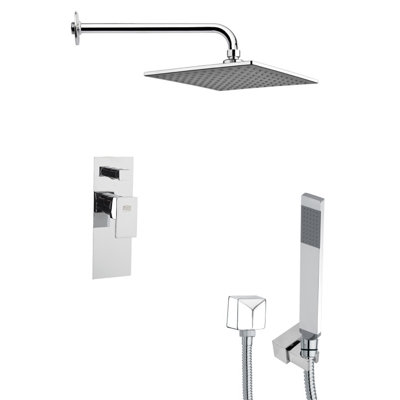 Orsino Complete Shower System with Rough in-Valve