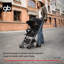 Poussette de voyage tout-terrain gb Pockit, poussette ultra compacte pour bébé et tout-petit, Poussette pliable conforme aux bagages de cabine, or noir