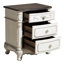 Table de chevet 3 tiroirs Victorian Classic