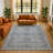 Premium Machine Washable Tara AMF1919 Border Rug-1574372747