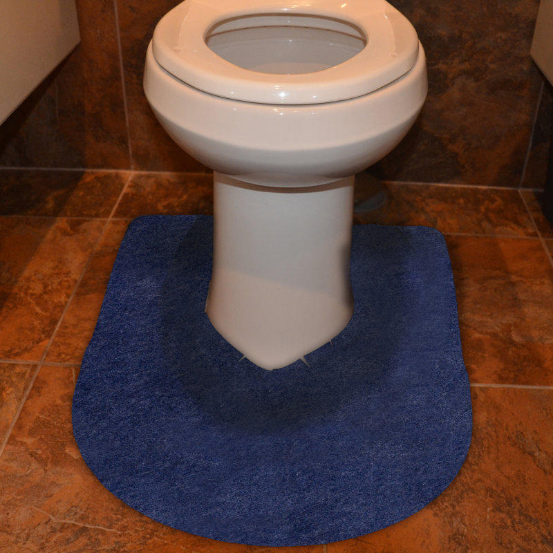 Byromville Non-Slip Contour Mat, Blue