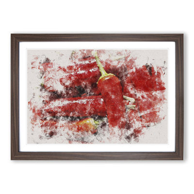 Red Chilli Peppers - Picture Frame Painting