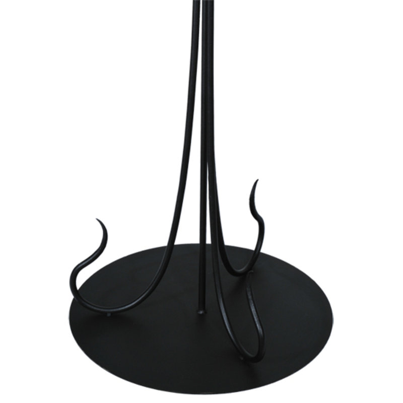 Wrought Iron 67"H Lamp Base