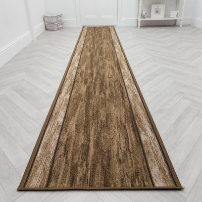 Runner Abstract Looped / Hooked Area Rug