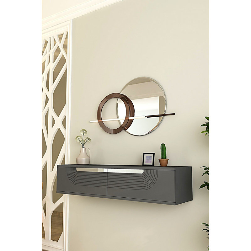 Commode, Black/Silver
