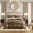 4 Piece Red Comforter Set Red King