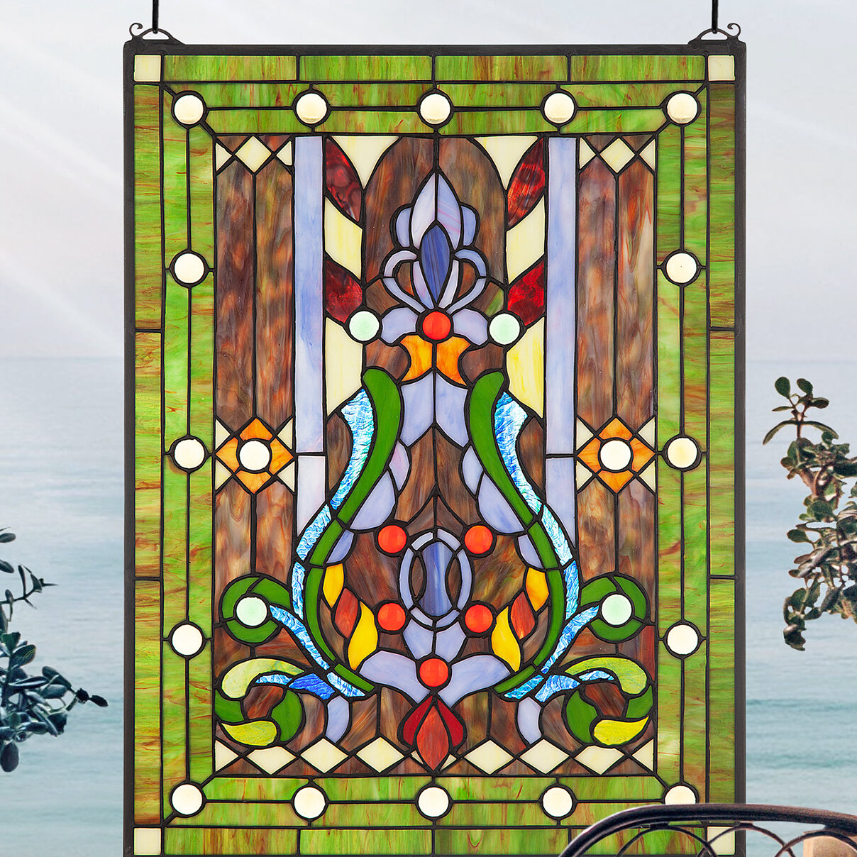 Design Toscano Brasserie Julien Window Panel