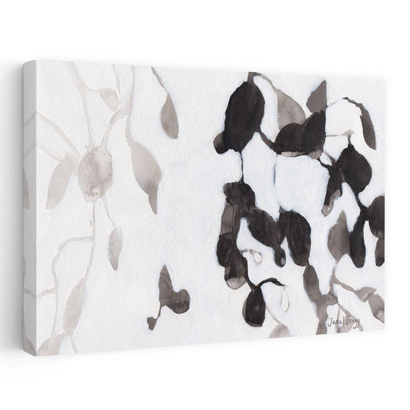 Contemporary Art Abstract Organic Peaceful Plant Tree Wall Art by Janel Bragg - Wrapped Canvas Print, 30.48 cm H x 45.72 cm W