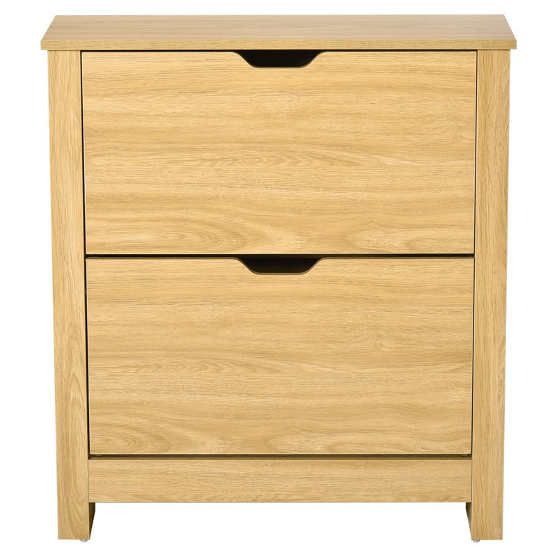 12 Pair Shoe Storage Cabinet, Brown