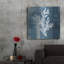  «Batik Seas IV» par Studio Mousseau, art mural en métal, 36 po x 36 po