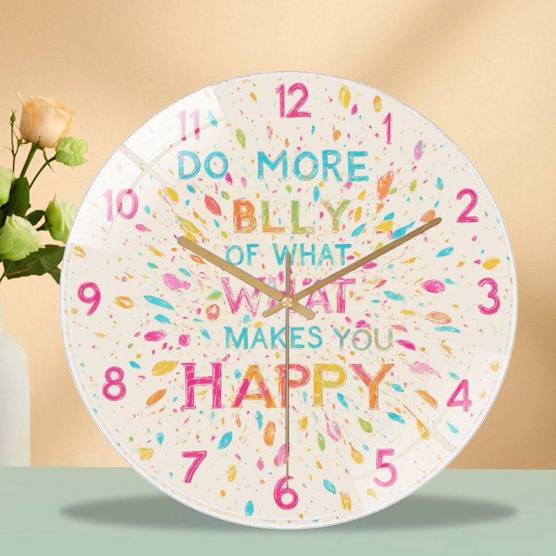 Horloge murale Motivational