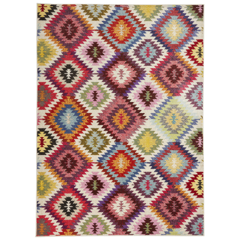 Geometric Area Rug, Rectangle 160 x 220cm