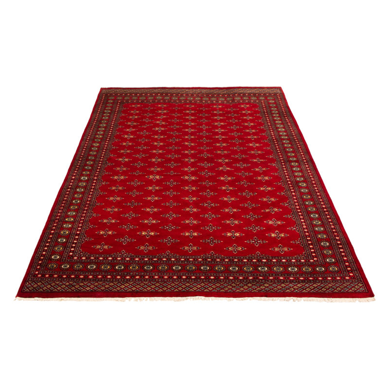 Tapis rouge Finest Peshawar Bokhara 8 pi 0 po x 11 pi 5 po