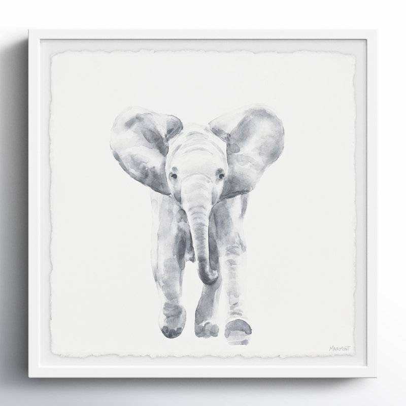 Triptyque parcours éléphant pour bébé, H 12 po x l 12 po x P 1,5 po