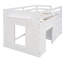 Lit mezzanine simple avec armoire et tablette-910022901