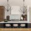 Lustre de style bougie classique / traditionnel 12 lumières à 3 niveaux Sebron-822703432-810940661