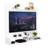 Irmo Wall-Mounted Entertainment Center with Shelves, White