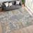 Machine Washable Indoor/Outdoor Skiljo ACN2334 Floral Rug-264618551