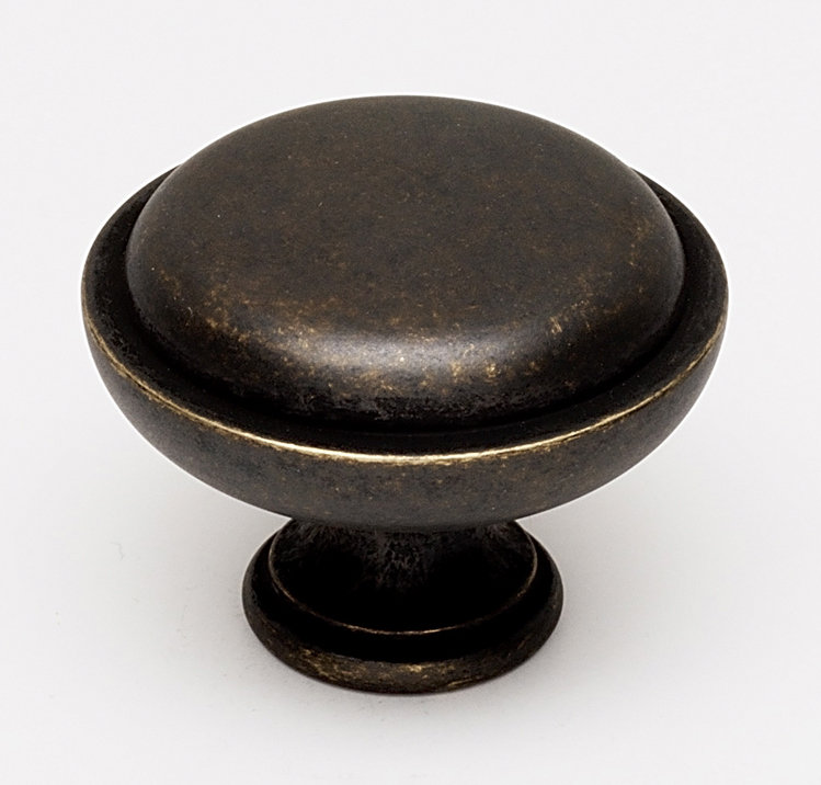 Poignée champignon, Barcelone, H 1,0625 po x l 1,5 po x P 1,5 po