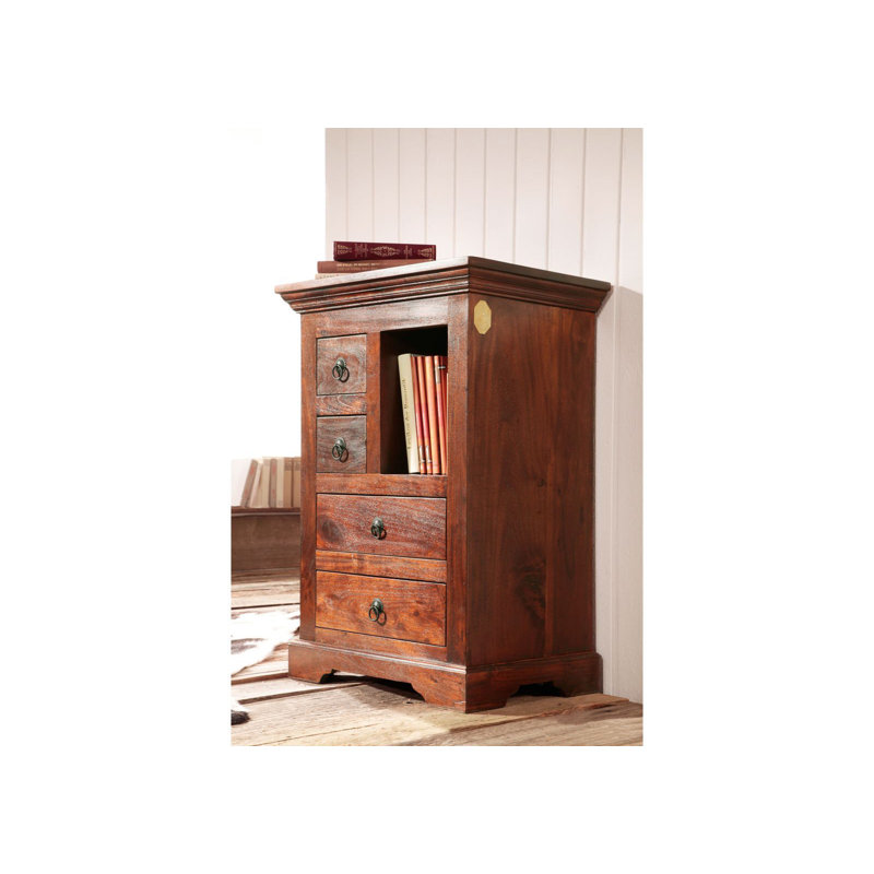 Oxford Solid Wood 55cm W 4 - Drawer Chest of Drawers