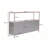 Industrial Console Table, Atlantic Pine & Black, 120 x 75 x 30 cm, 100% Melamine Coated Particle Board, Electrostatic Powder Painting, PVC Edgebanding, Sturdy Metal Profile-892109693