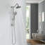 Pomme de douche double à jet de pluie-71631079