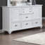 Mobilier de chambre à coucher blanc couleur commode 1pc seulement