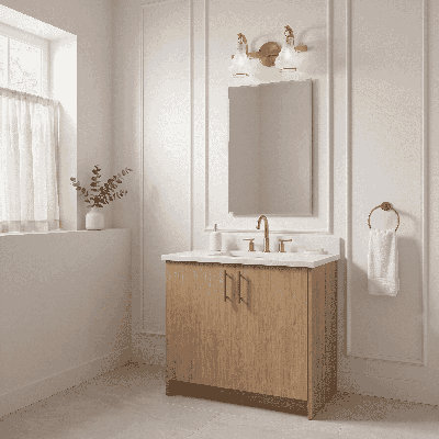 Éclairage pour meuble-lavabo 3 lumières Jaxsyn