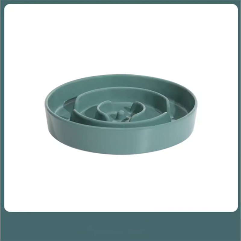 Support ajustable en céramique pour animal de compagnie, Bleu sarcelle