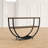 Austyn Blakes Rustic Industrial Style Antique Textured Finish Metal Distressed Wood Console Table