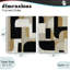 Ensemble de 2 giclées encadrées Neutrals & Black Geometrics, design par Kippi Leonard-730596069-730596070