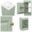Meuble-lavabo autoportant de 18 po avec lavabo en céramique, meuble-lavabo simple avec support de porte et tablette réglable-1566830785-1566830786