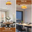 Plafonnier semi-encastré, luminaire moderne de style Mid-Century de 11 po, luminaire de couloir avec abat-jour en verre orange brûlé, plafonnier rétro pour cuisine, porche, entrée, placard, chambre à coucher