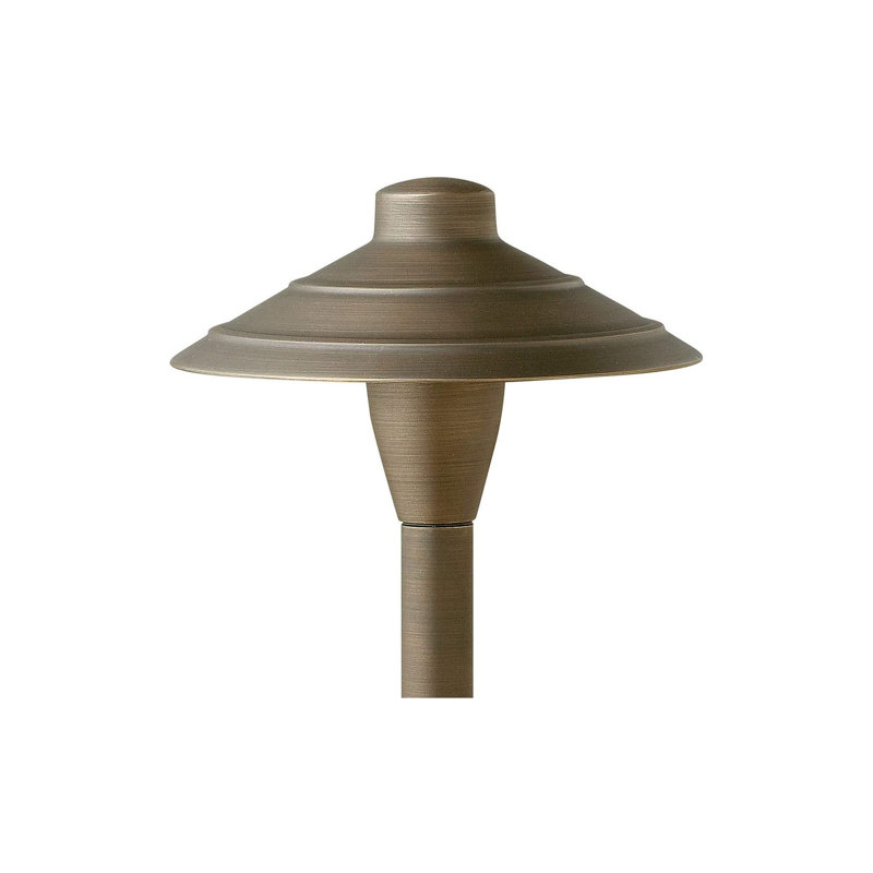 Hardy Island Brown Low Voltage Metal Pathway Light