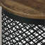 Table d'appoint naturelle et noire