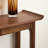 Black Walnut Color Solid Wood Rectangular Console Table-1990168299