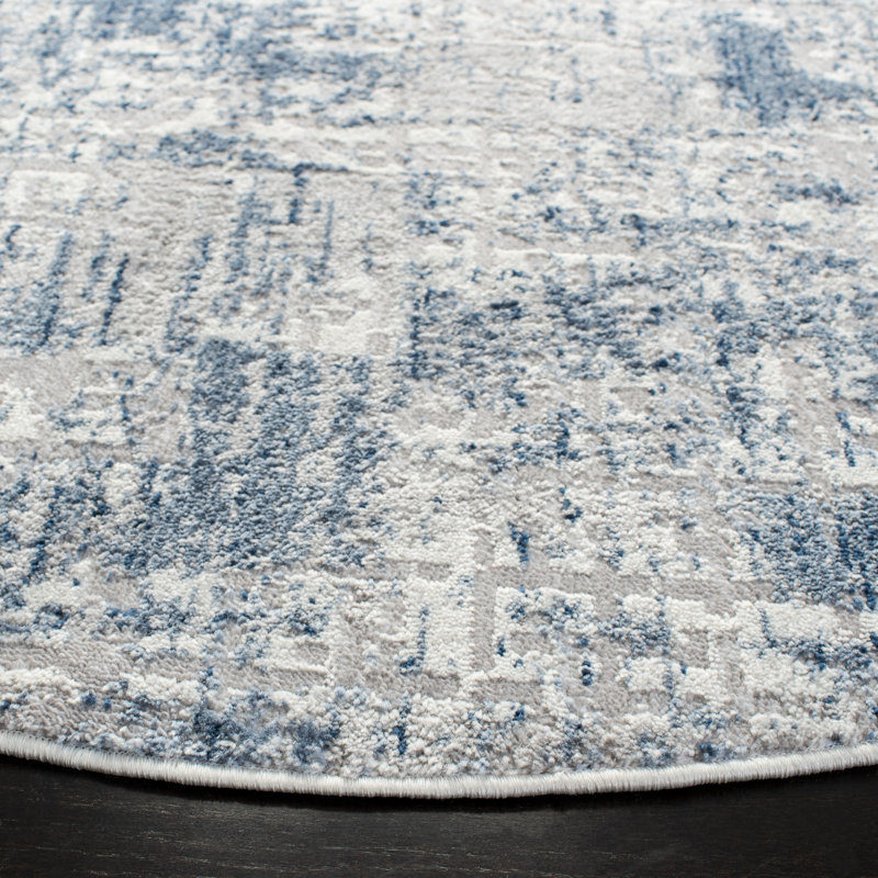 Zyaire 700 Performance Abstract Rug, Rectangle 6' x 9'