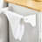 41" Rolling Kitchen Island, White - Drawers & Spacious Shelves Mobile With