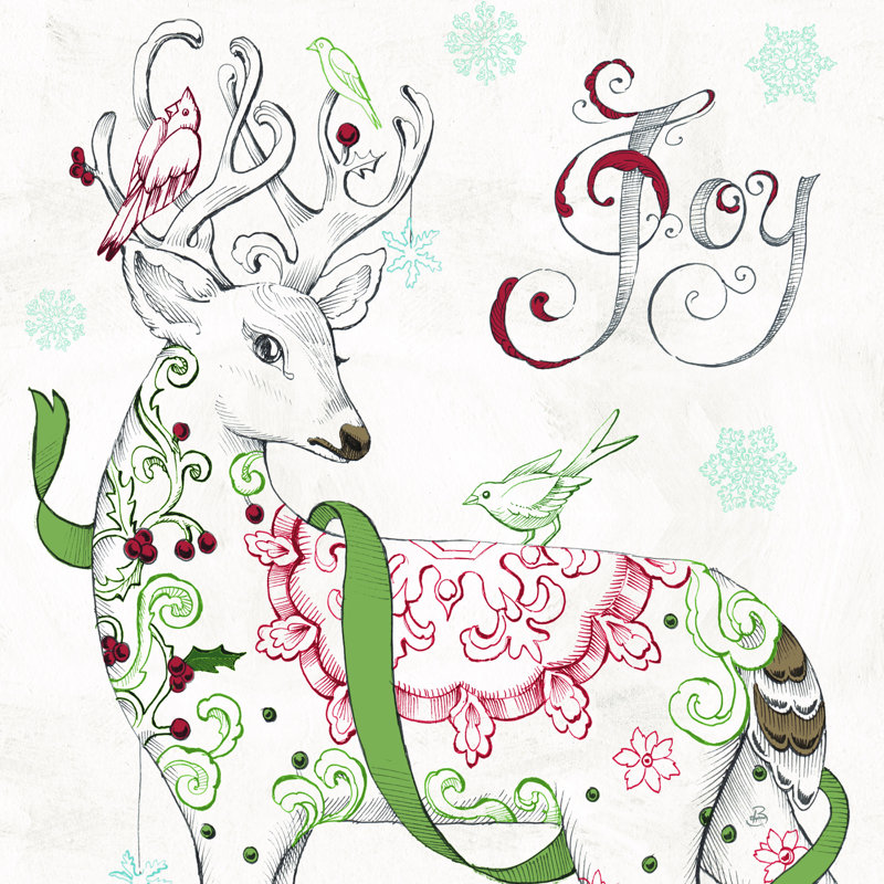 «Christmas Season IV» par Daphne Brissonnet - reproduction, Toile tendue, Non, H 36 po x l 36 po