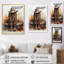 Yushua, minimalisme, chapeau de cowboy et botte I sur toile-408186760-408186770