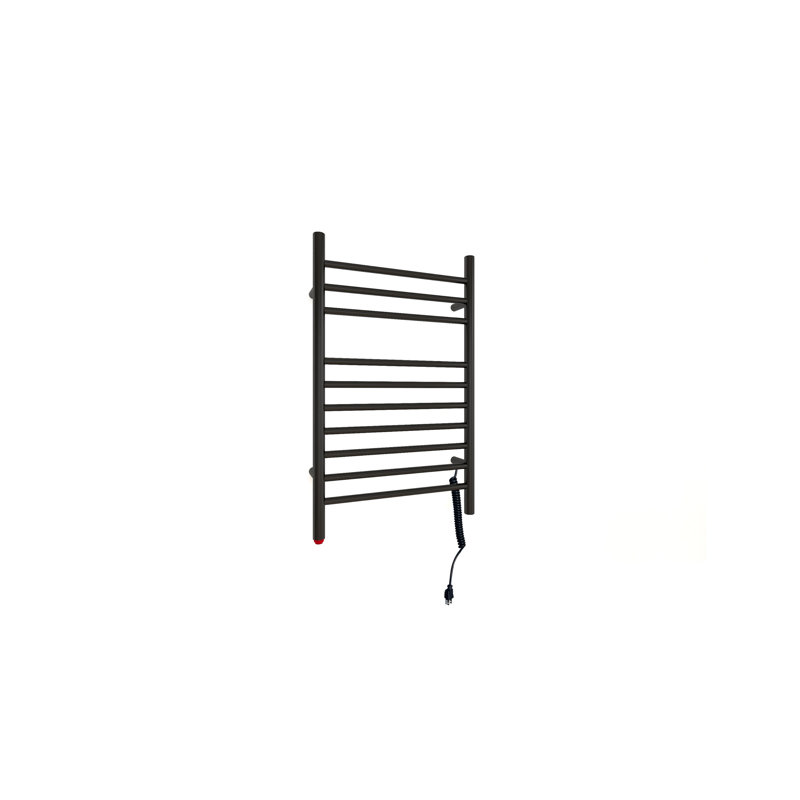 Chauffe-serviettes droit Rowel Rail, Noir mat