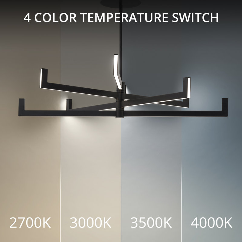 Ferrous 4 - Light Chandelier, 3500K