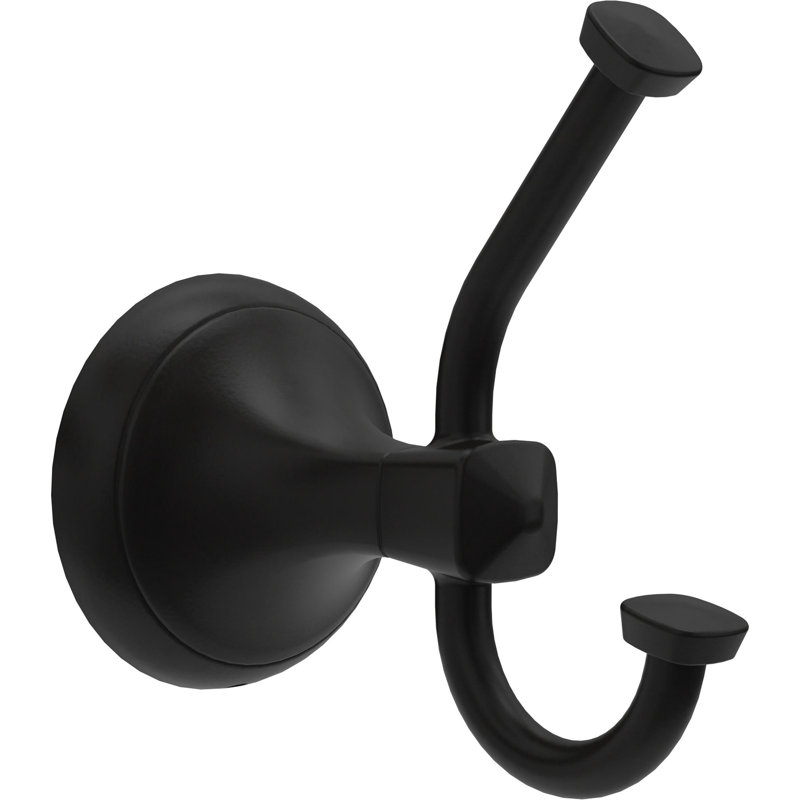 Accessoire de quincaillerie de salle de bain Esato, Noir mat