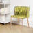 18.11'' H Velvet Upholstered Metal Side Chair-891966040