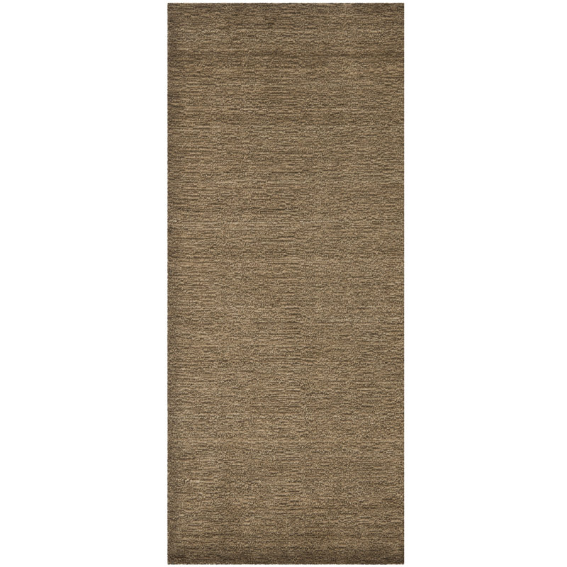 Southbury Hand Loomed 80% Wool, 20% Cotton Solid Color Rug, Runner 2'3" x 8'