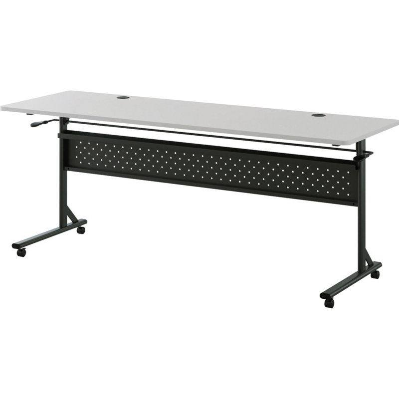 Shift 2.0 Flip And Nesting Mobile Table, White, 29.5" H x 72" L x 24" W