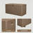 90 Gallon Pro Resin Deck Box Waterproof For Patio, Poolside And Garden, Lockable Uv-resistant