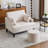 Upholstered Pouf 17.7"x17.7"x13.8"-1069679525