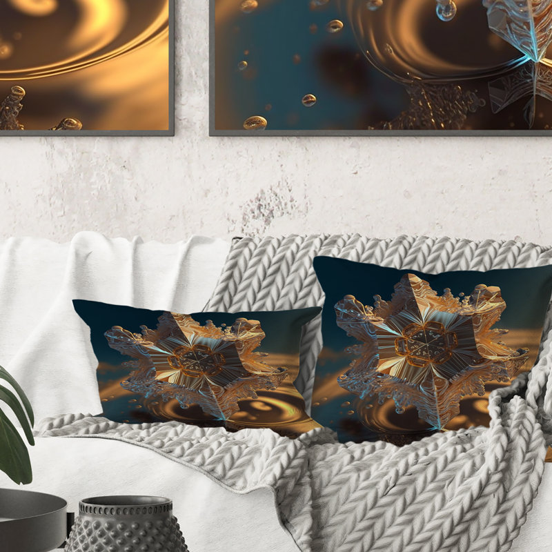 Coussin Benevolence Water Crystal II - Abstract